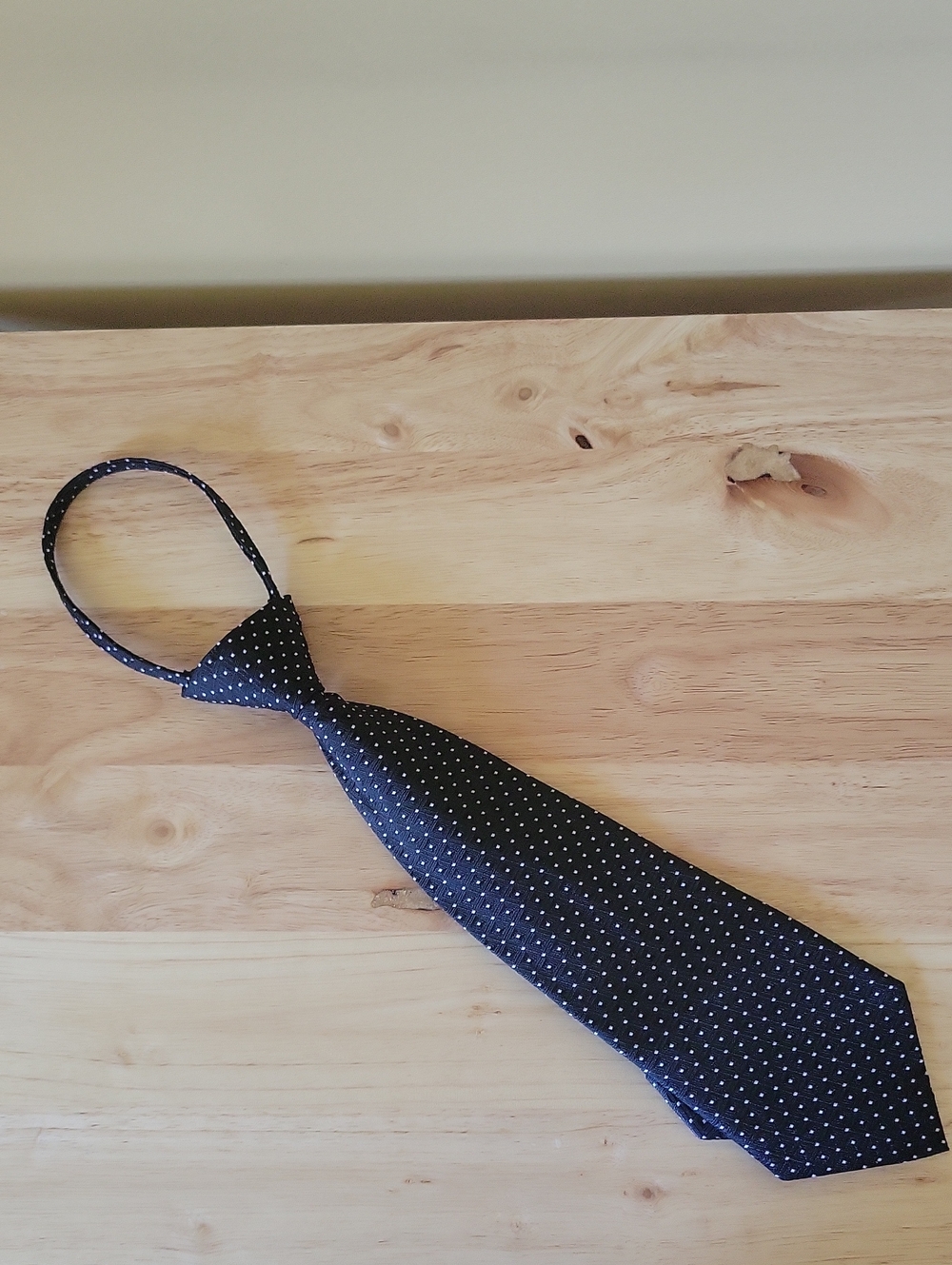 Classic Black Polka Dot Youth Tie